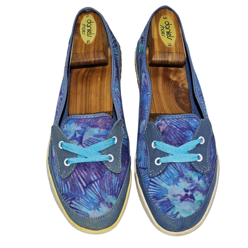 Cushe Hoffman Collection Flats Womens Size 8 Vespadrille Shoes Blue Purple